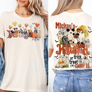 Disneyland Halloween T-shirt, Mickey Minnie und Freunde Halloween Shirt, Halloween 2025 Shirts, Halloween Party Shirt, Süßes sonst gibts Saures Shirt