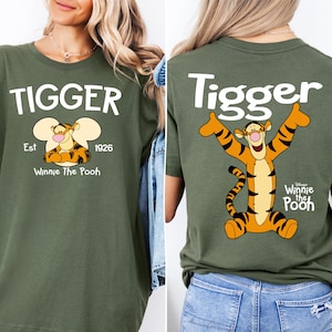 Winnie The Pooh Tigger T-shirt, Winnie the Pooh Shirt, Disney Tigger Shirt, Disney Family Shirt, Magic Kingdom Tee, Tigger Jumping Sweater