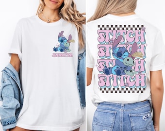 Custom Disney Stitch Shirt, Lilo And Stitch T-Shirt, Disney Family Trip Shirt, Disneyworld Trip Shirt, Magic Kingdom Shirt, Vacation Shirt