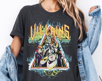 Disney Villains Characters Group Shirt, Disney Maleficent Shirt, Villains Shirt, Evil Friends Shirt, Bad Witches Tee, Disney Family Trip Tee