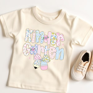 Kindergarten T-shirt, Teacher Appreciation Shirt, Preschool Tee, Back to School Sweatshirt, My First Day School Tee, Kindergarten Team Shirt