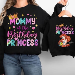Disney Princess Ariel Shirt, The Little Mermaid Shirt, Disney Birthday Trip Tees, Birthday Princess Shirt, Disneyland Princess Party Shirt