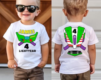 Custom Buzz Lightyear Birthday Shirt, Birthday Boy Shirt, Kinds Birthday Shirt, Disney Birthday Party T-shirt, Toy Story Birthday Sweatshirt