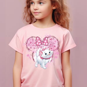 The Aristocats Marie Shirt, Cat Lover Shirt, Marie Cat Shirt, Magic Kingdom Shirt, Girls Trip Shirt, Kids Disney Shirt,Disney Aristocats Tee
