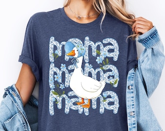 Enten Mama Shirt, süßes Enten Shirt, Mama Shirt, Bauernhof Tier Shirt, Bauer T-Shirt, Muttertag Shirt, Gänseliebhaber Shirt, Entenliebhaber Sweatshirt