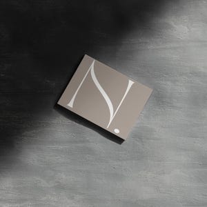 Ästhetisches Englisch Alphabet druckbare Karten - Minimalistische, moderne einzelne Großbuchstaben Karten für Werkstätten, Geschenke, Dekor, Lernen, Spiele