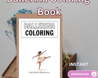 Braun Ballerina Themen Ausmalbuch