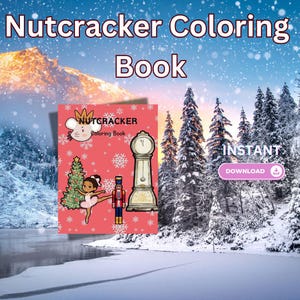 Nutcracker Themed Coloring Book