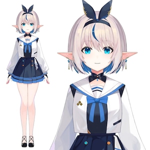 Premade Live2D Vtuber Model: Ready to Use, VTubeStudio Compatible