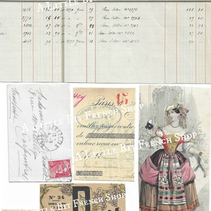 Digital Download Printable French Collection
