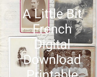 French Photos La Femme Digital Download Printable