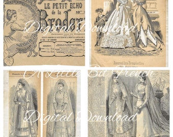 La French Newspaper Ladies DIGITAL DOWNLOAD