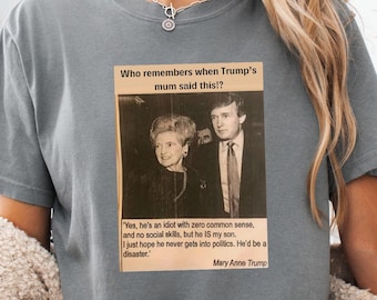 Camiseta anti Trump, camiseta F*ck Trump, F*ck Elon, sudadera anti MAGA, no voté por él, camiseta Eat The Rich, camiseta anti bandera Trump, la mamá de Trump