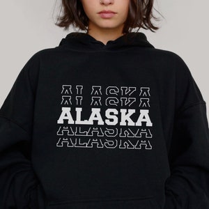 Alaska Sweatshirt,Alaska Shirt,Alaska Hoodie,Alaska Gift,Cool Alaska Sweatshirt,Alaska Cruise Shirt,Alaska Minimalistic Sweatshirt,State