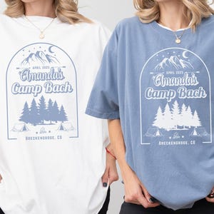 Custom Bachelorette Party Shirt, Custom Name Location Bachelorette Party Shirts, Camp Bachelorette, Bridesmaid Party Shirt, Comfort Colors