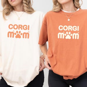 Corgi Mom Shirt, Corgi Lover Gift, Corgi Paw Print Tee, Dog Mom Shirt, Corgi Owner Shirt, Cute Dog Shirt, Corgi Life Shirt, Corgi Shirt,Dog