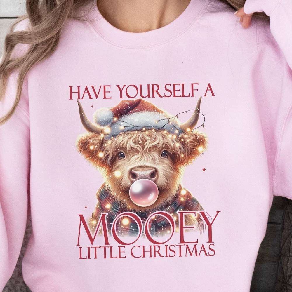 Christmas Shirt,Cow Christmas Shirt,Pink Christmas,Coquette Christmas Shirt,Christmas Sweatshirt,Christmas Hoodie,Vintage Christmas Shirt Shirtslive