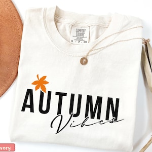 Autumn Vibes Shirt,Fall Comfort Colors Shirt,Cute Fall Aesthetic Tee,Minimalist Autumn Shirt,Cozy Fall T Shirt,Cozy Season Shirt