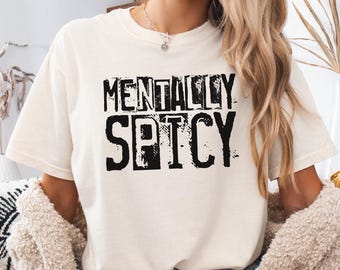 Camiseta con mensaje de salud mental, divertida, humor sobre ansiedad, sarcasmo, introversión, ingenio, humor negro