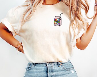 Gay Juice Shirt,LGBTQ Pride Shirt,Funny Queer Tee,Rainbow Minimalist Shirt,Comfort Colors Pride Shirt,Subtle Pride Shirt