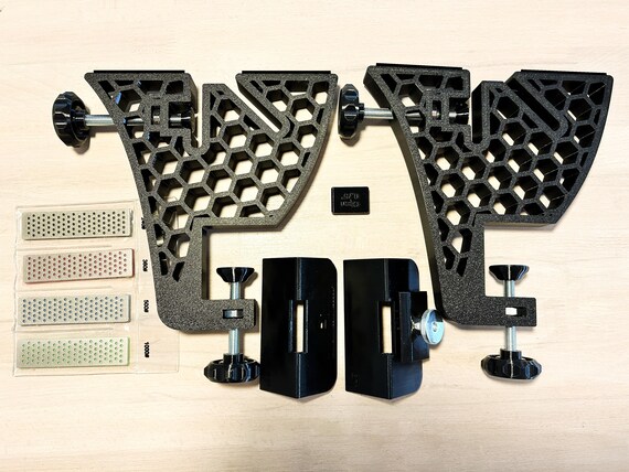 COMPLETE Set - Ski Vise / Snowboard Vise / Ski Vise Edge Sharpener Board Stand