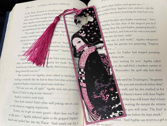 Nezuko Demon Slayer Bookmark and Framed Cutout Art