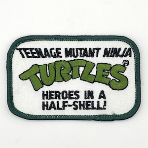 Teenage Mutant Ninja Turtle Heroes In A Half Shell Power Patch TMNT Vintage 1989