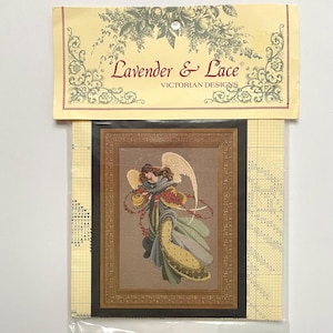 Lavender & Lace Angelica Counted Cross Stitch Pattern Chart Angel Collection Marilyn Leavitt-Imblum LL44