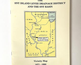 The SNY Island Levee Drainage District & The SNY Basin Vicinity Map IL 871-1992