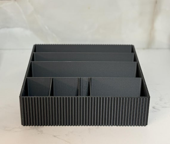 3D Printed Makeup Organizer: Modern Vanity Storage (STL File)