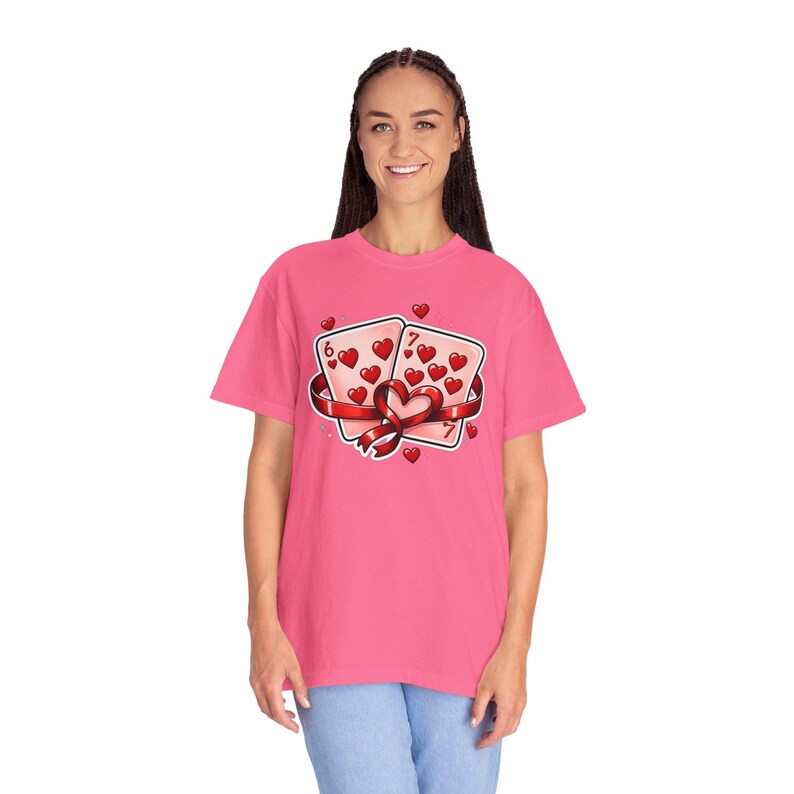 Comfort Colors® 67 Valentine Shirt, Valentines Day Shirt For Women, Trendy Shirt Gift, Cute Love Day Tee, Sweetheart Top For Girlfriend image 16