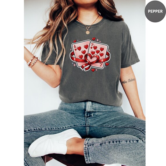 Comfort Colors® 67 Valentine Shirt, Valentines Day Shirt For Women, Trendy Shirt Gift, Cute Love Day Tee, Sweetheart Top For Girlfriend