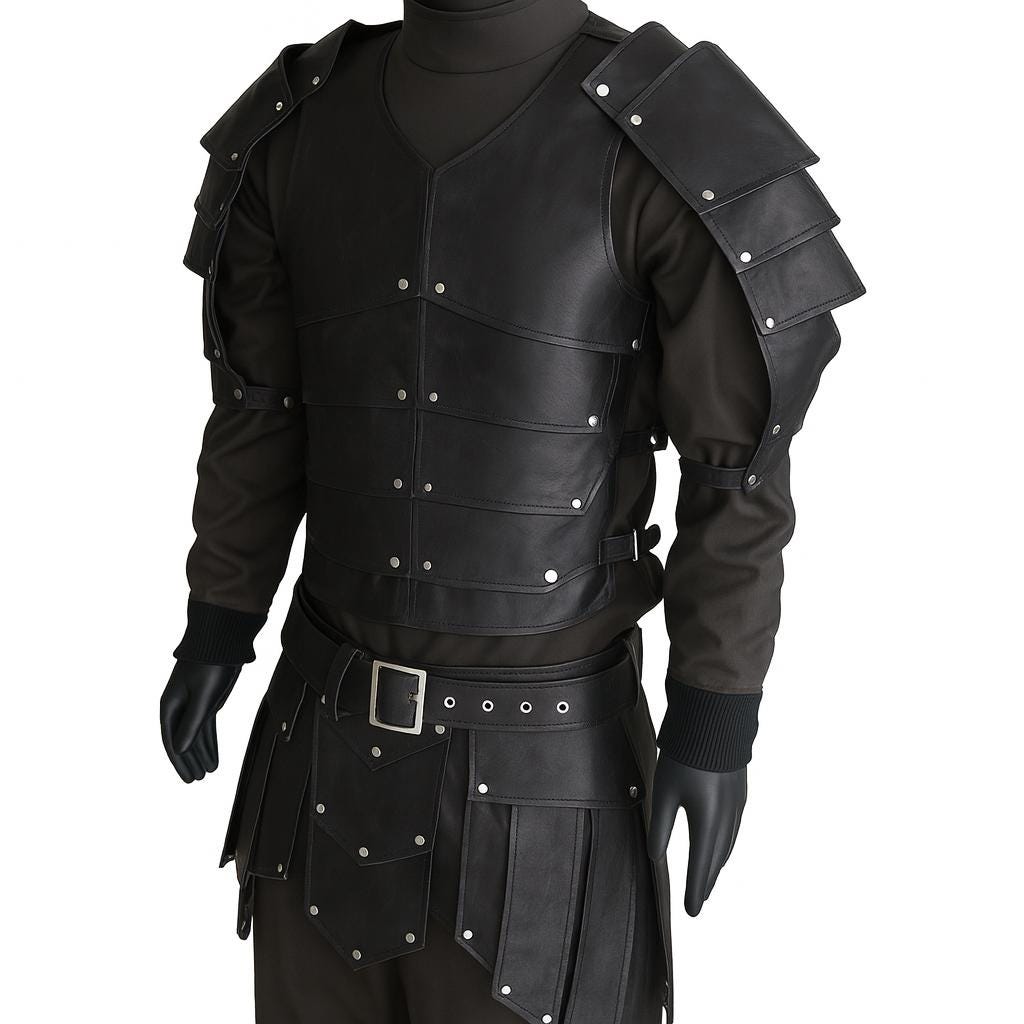 Larp Leather Armor Set