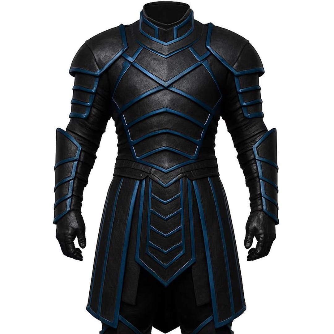 Medieval Leather Armor Set | Custom Handmade Warrior Costume for LARP ...