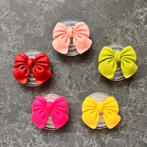 Bow shaped Phone PopSocket, Pop it phone grip holder