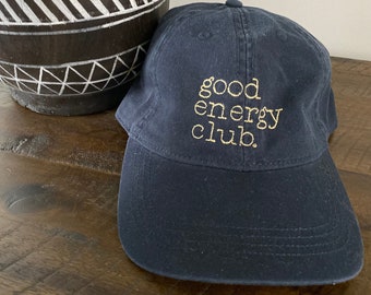 Navy Good Energy Club Dad Hat