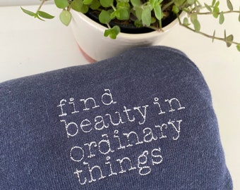 Choose Your Own WORDS Favorite Crewneck- Bella + Canvas Cozy Embroidered Sweater