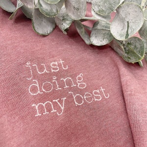 Just Doing My Best Bella Canvas Tee FREE SHIPPING image 3