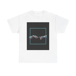 Kunst Unisex T-Shirt aus schwerer Baumwolle, Love Child T-Shirts, Grafik-T-Shirt