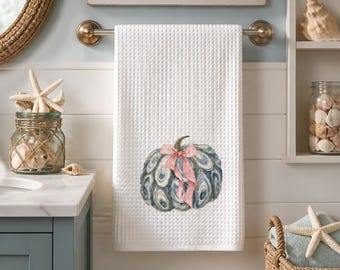 Oyster Shell Water Color Tea Towel. 3 choices
