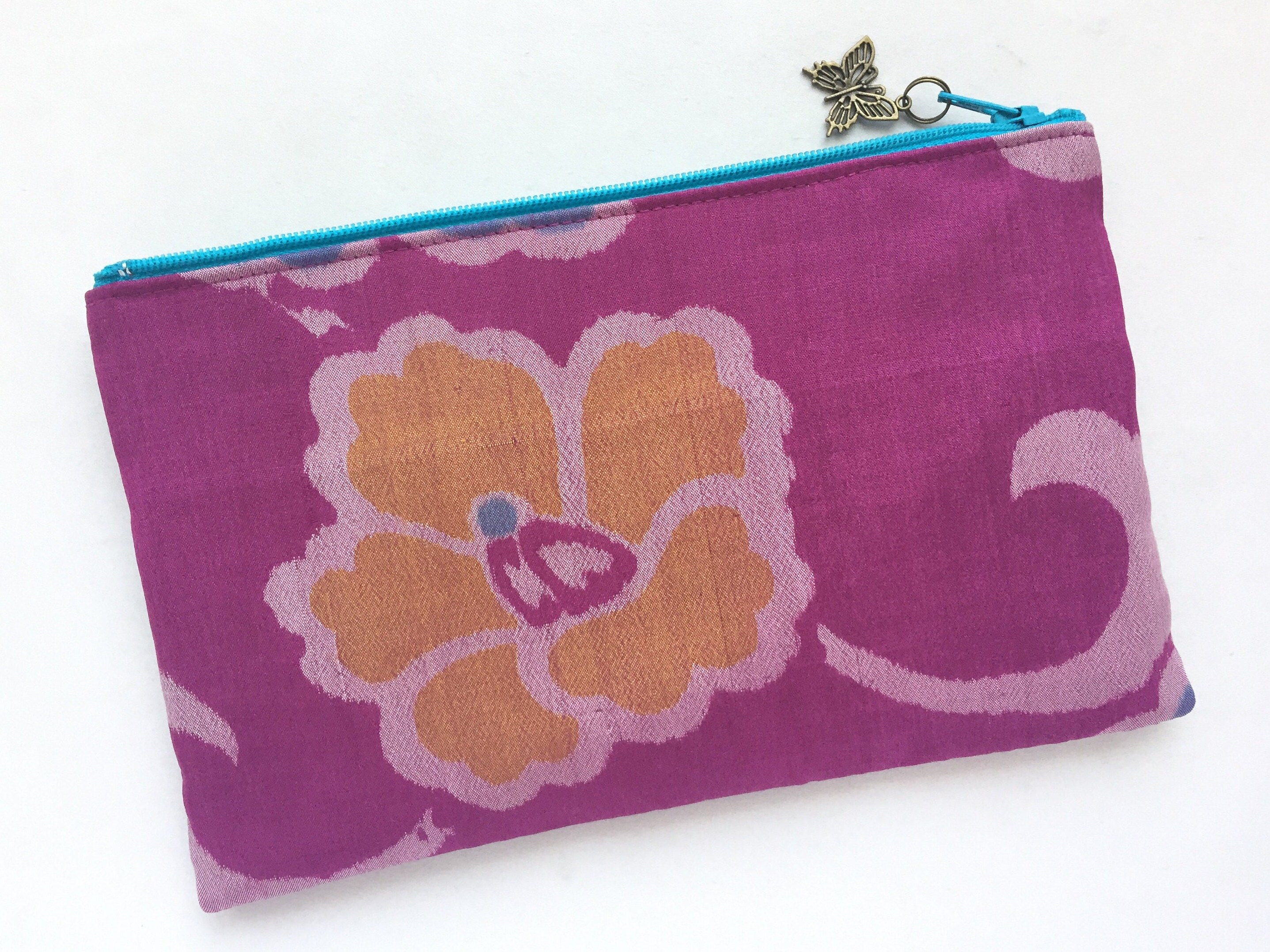 小物 camelia Yellow Camellia Double Clasp Coin Purse Japanese Coin Purse