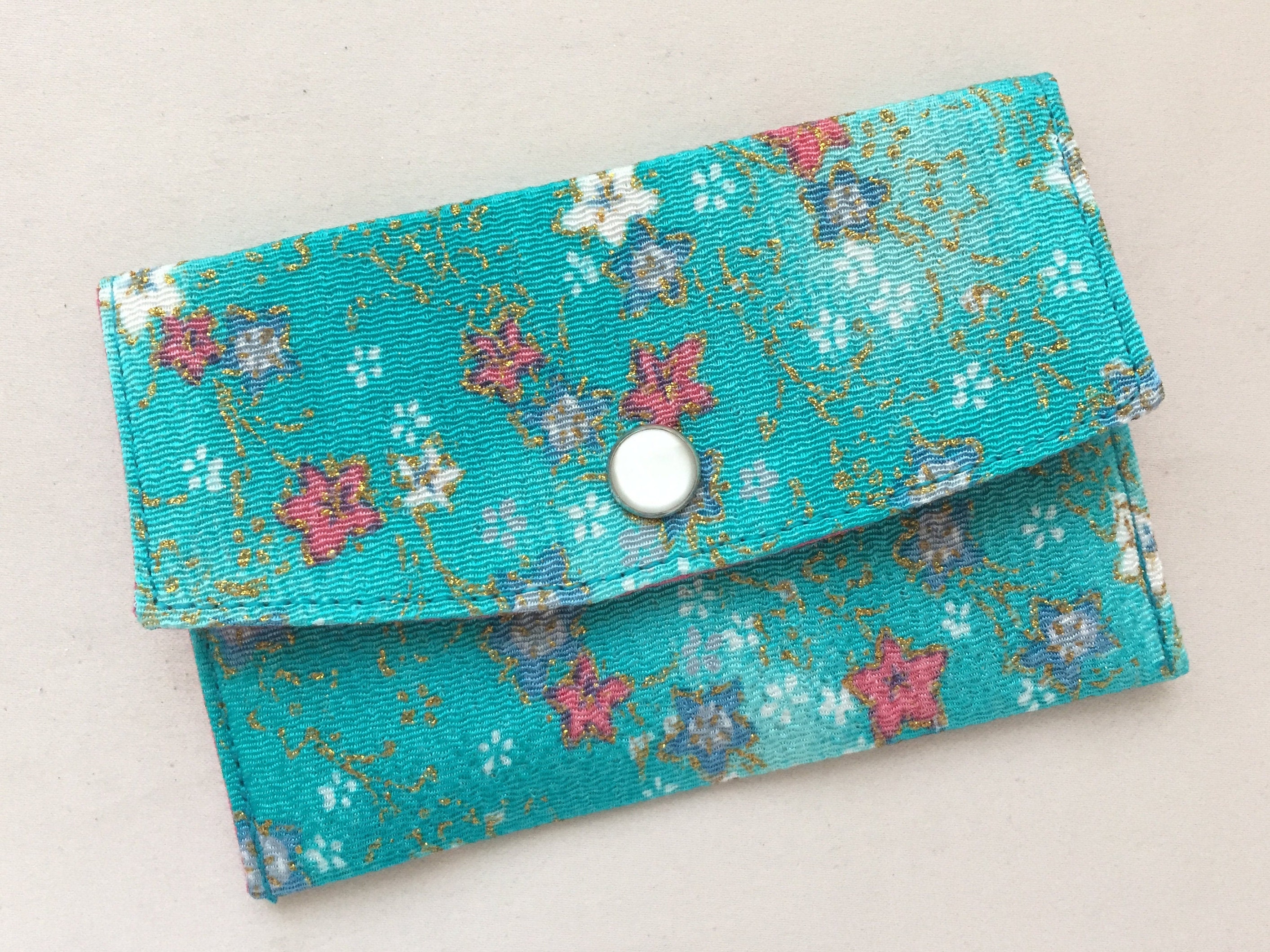 Chirimen Business Card Case/ Gift Card Holder/ Mini Coin