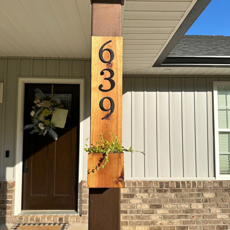 Mini Number Plaques Etsy