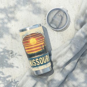Missouri Tumbler, Travel Mug, Wanderlust Gift, Vagabond Cup, Adventure Mug, Road Trip Tumbler, Traveler Tumbler