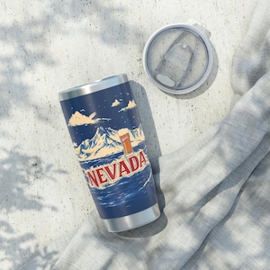 NEVADA Beer  20oz Tumbler - Dad Gift, Nevada Lover, Nevada State