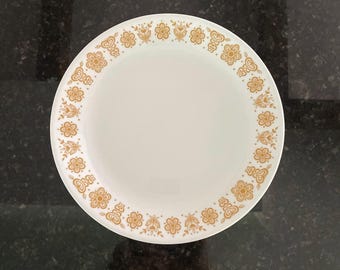 Vintage (1) CORELLE by Corning dinner plate BUTTERFLY GOLD 10 1/4"