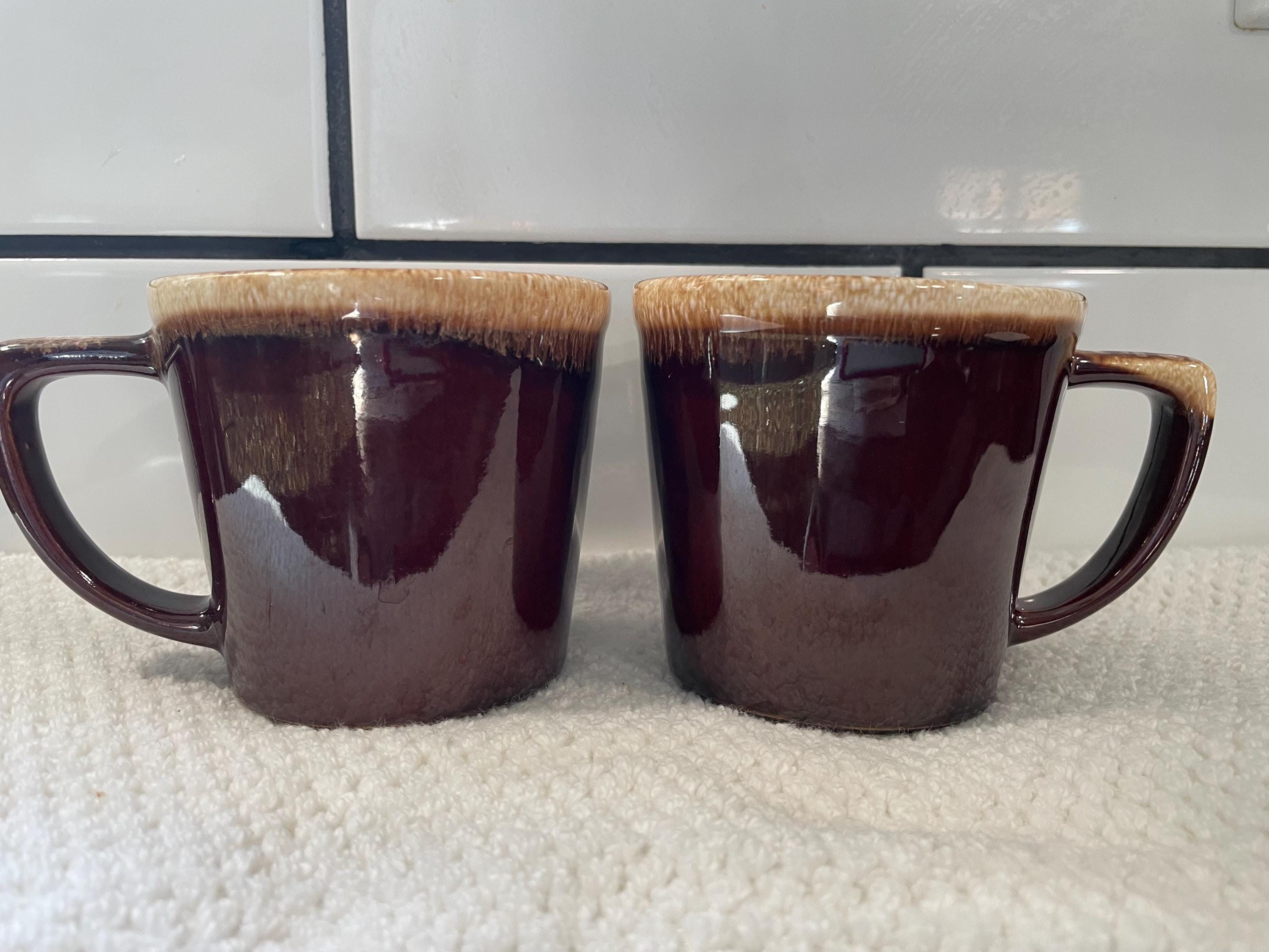 Mccoy Brown Drip Glaze Mug - Etsy