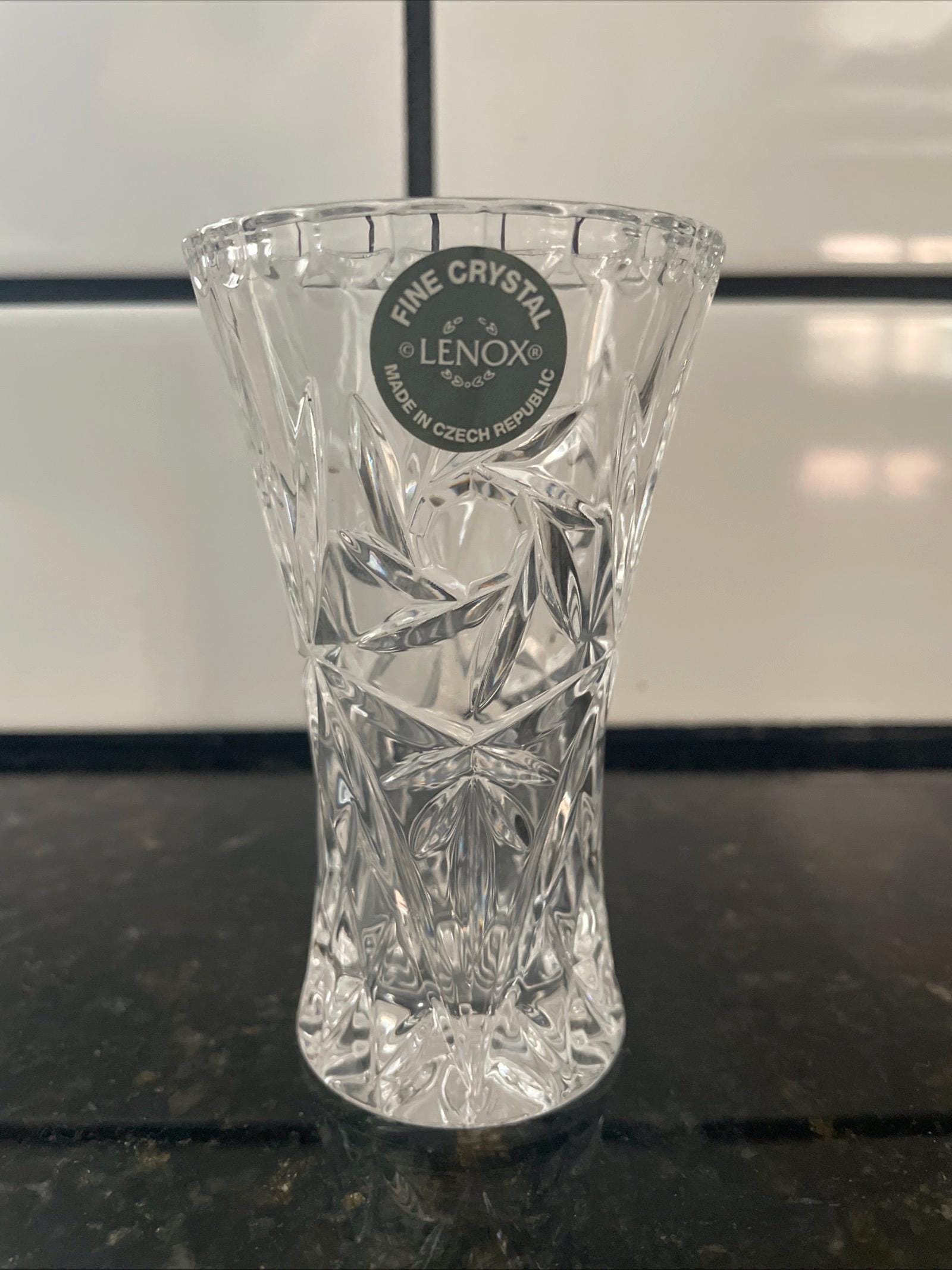 Czech Republic Crystal Vases - Etsy