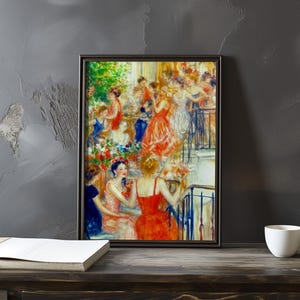 Pierre-Auguste Renoir-inspired art - Impressionist style poster - Vintage French art decor - Outdoor print - Classic French Impressionism