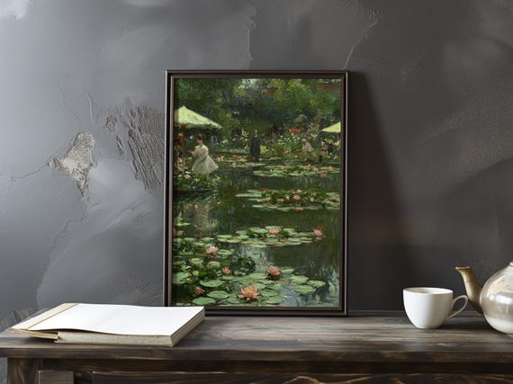 Posterazzi ジヴェルニーの森の中のポスター 1887 クロード・モネ作 (24 x 36) 眠れる森の美女のポスター ヴィンテージディズニー映画ポスター クラシックディズニーポスター ディズニーワールドポスター ディズニーランドポスター